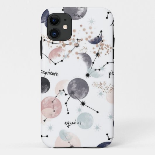 Coques Case-Mate iPhone Design horoscope Zodiac (Dos)