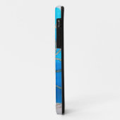 Coques Case-Mate iPhone Design Lune Bleue (Dos/Gauche)