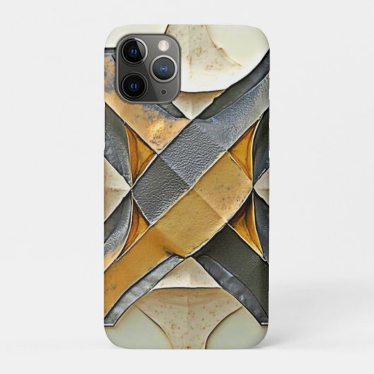 Coques Case-Mate iPhone Design Métal Or Abstrait (Dos)