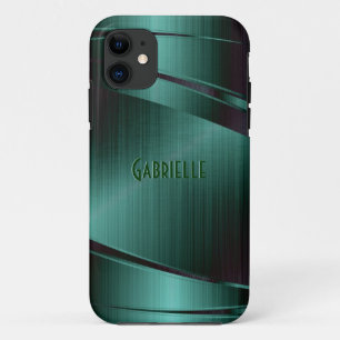 Coques Pour iPhone Design métallique vert Refroidi en aluminium