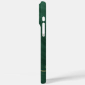 Coques Case-Mate iPhone Design moderne en marbre Abstrait avec initiales e (Verso / Gauche)