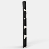 Coques Case-Mate iPhone Design moderne noir motif (Dos/Droite)
