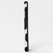 Coques Case-Mate iPhone Design moderne noir motif (Dos/Gauche)
