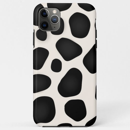 Coques Case-Mate iPhone Design moderne noir motif (Dos)