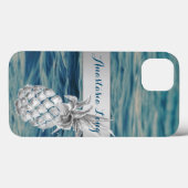 Coques Case-Mate iPhone Design Moderne, Plage, Voir, Ananas (Verso (horizontal))