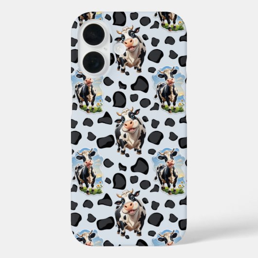 Coques Case-Mate iPhone Design Motif animal de vache (Verso)