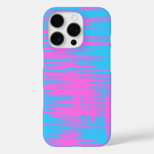 Coques Case-Mate iPhone Design Motif artistique en rose et bleu (Verso)