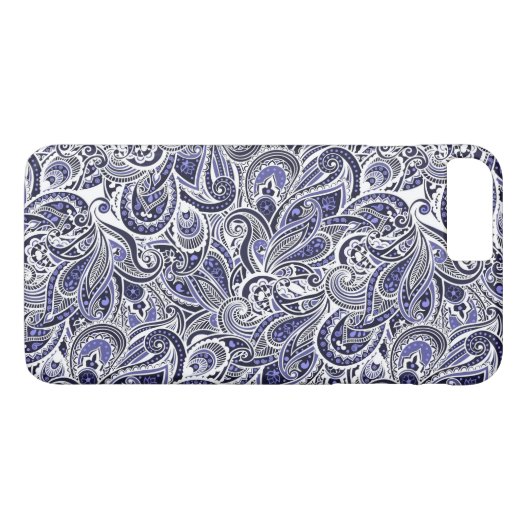 Coques Case-Mate iPhone Design motif bleu pâle (Dos (Horizontal))