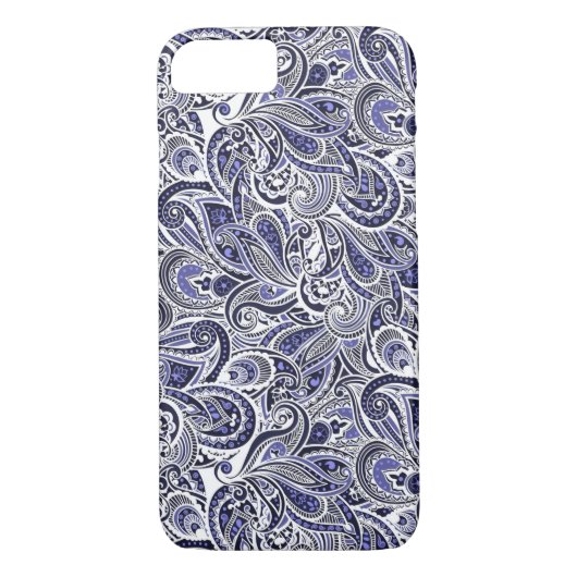 Coques Case-Mate iPhone Design motif bleu pâle (Dos)