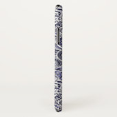 Coques Case-Mate iPhone Design motif bleu pâle (Dos/Droite)