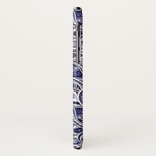 Coques Case-Mate iPhone Design motif bleu pâle (Dos/Gauche)