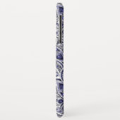 Coques Case-Mate iPhone Design motif bleu pâle (Dos/Gauche)