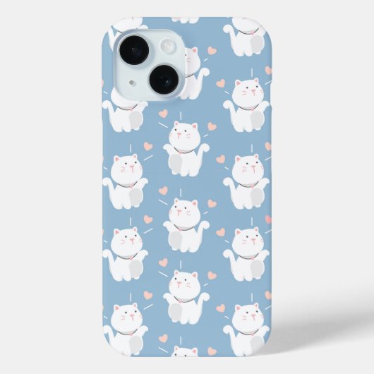 Coques Case-Mate iPhone Design motif chaton mignon (Verso)