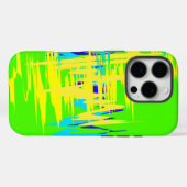 Coques Case-Mate iPhone Design Motif couleur néon brillant (Verso (horizontal))