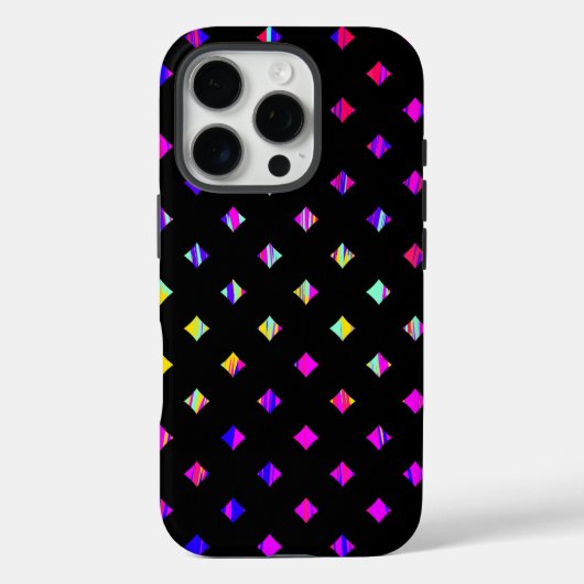 Coques Case-Mate iPhone Design Motif de diamant artistique (Verso)