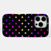 Coques Case-Mate iPhone Design Motif de diamant artistique (Verso (horizontal))