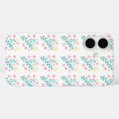 Coques Case-Mate iPhone Design motif de fleurs mignonnes (Verso (horizontal))
