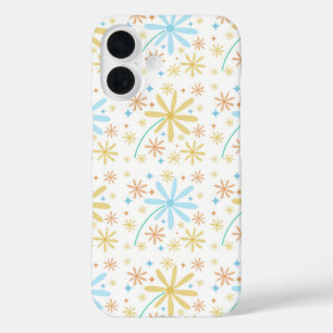 Coques iPhone 16 Design motif de fleurs mignonnes