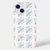 Coques Case-Mate iPhone Design motif de fleurs mignonnes (Verso)