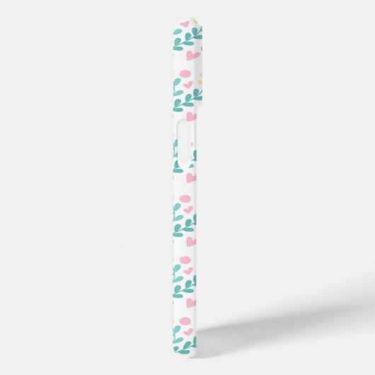 Coques Case-Mate iPhone Design motif de fleurs mignonnes (Verso / Droite)