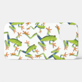 Coques Case-Mate iPhone Design Motif de grenouilles à arbre vert (Verso (horizontal))
