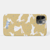 Coques Case-Mate iPhone Design Motif de lapin mignon - personnalisable (Dos (Horizontal))