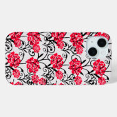Coques Case-Mate iPhone Design Motif d'illustrations de rose rouge (Verso (horizontal))