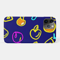 Design Motif dynamique de fruits néons