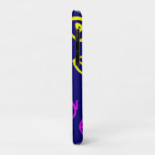 Coques Case-Mate iPhone Design Motif dynamique de fruits néons (Dos/Gauche)