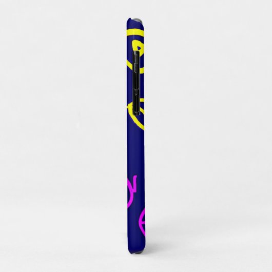 Coques Case-Mate iPhone Design Motif dynamique de fruits néons (Dos/Gauche)