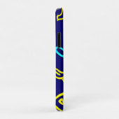 Coques Case-Mate iPhone Design Motif dynamique de fruits néons (Dos/Droite)