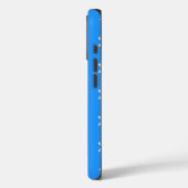 Coques Case-Mate iPhone Design motif en bleu et blanc (Verso / Gauche)