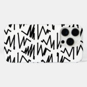 Coques Case-Mate iPhone Design motif en noir et blanc (Verso (horizontal))