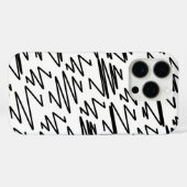Coques Case-Mate iPhone Design motif en noir et blanc (Verso (horizontal))