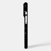 Coques Case-Mate iPhone Design motif en noir et blanc (Verso / Gauche)