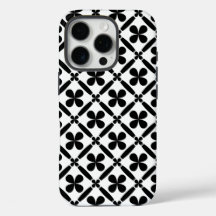Design motif en noir et blanc