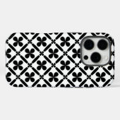 Coques Case-Mate iPhone Design motif en noir et blanc (Verso (horizontal))