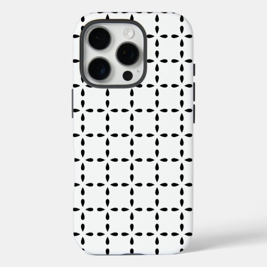Coques Case-Mate iPhone Design motif en noir et blanc (Verso)