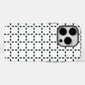 Coques Case-Mate iPhone Design motif en noir et blanc (Verso (horizontal))