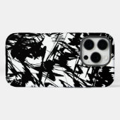 Coques Case-Mate iPhone Design motif en noir et blanc (Verso (horizontal))