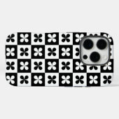 Coques Case-Mate iPhone Design motif en noir et blanc (Verso (horizontal))
