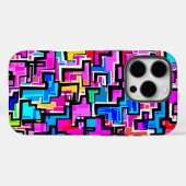 Coques Case-Mate iPhone Design Motif moderne coloré (Verso (horizontal))
