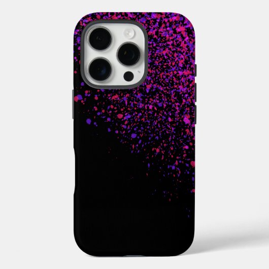 Coques Case-Mate iPhone Design Motif moderne sur noir (Verso)