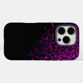 Coques Case-Mate iPhone Design Motif moderne sur noir (Verso (horizontal))
