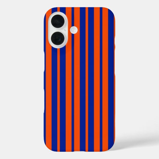 Coques Case-Mate iPhone Design Motif Orange Blue (Verso)