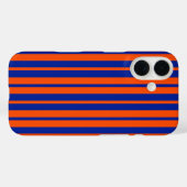 Coques Case-Mate iPhone Design Motif Orange Blue (Verso (horizontal))