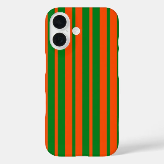 Coques Case-Mate iPhone Design Motif Orange Green (Verso)