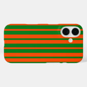 Coques Case-Mate iPhone Design Motif Orange Green (Verso (horizontal))