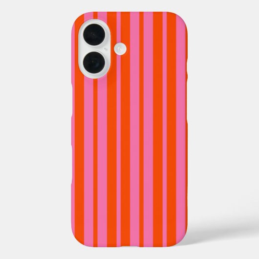 Coques Case-Mate iPhone Design Motif Orange Rose (Verso)