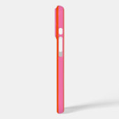Coques Case-Mate iPhone Design Motif Orange Rose (Verso / Gauche)